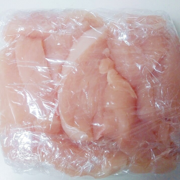 鶏ささみの冷凍保存☆